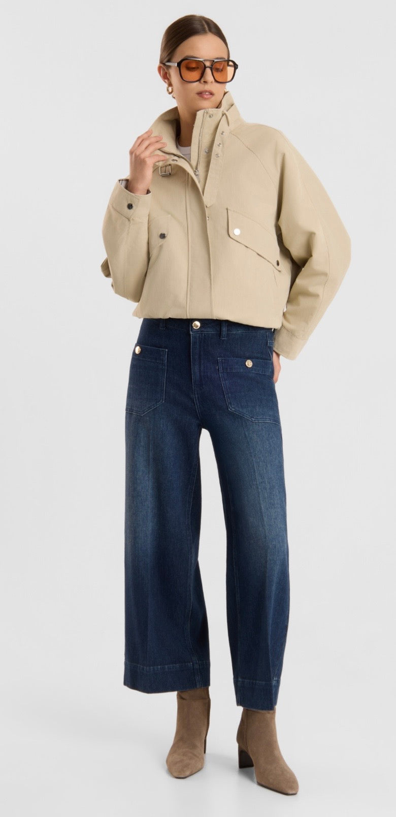 Miru 6/8 Buttons
Soft Lurex Denim Brown/Blue
207865/9394