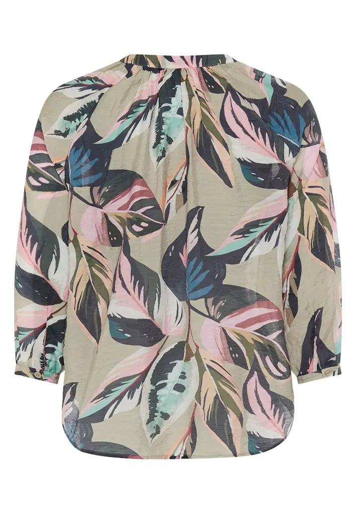 Marc Aurel PINK FLORAL PRINT BLOUSE