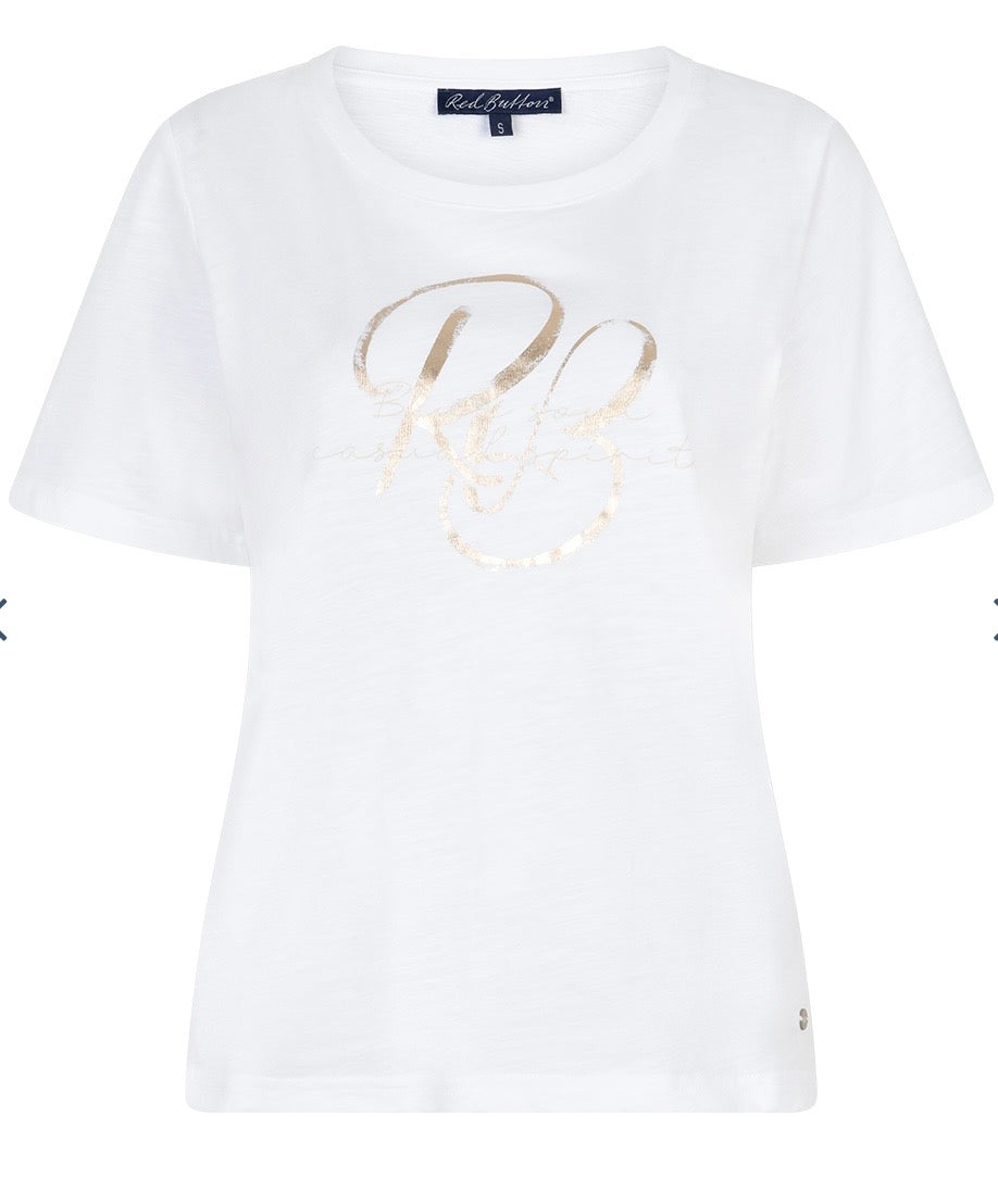 Tee Temmy Foil White/Gold