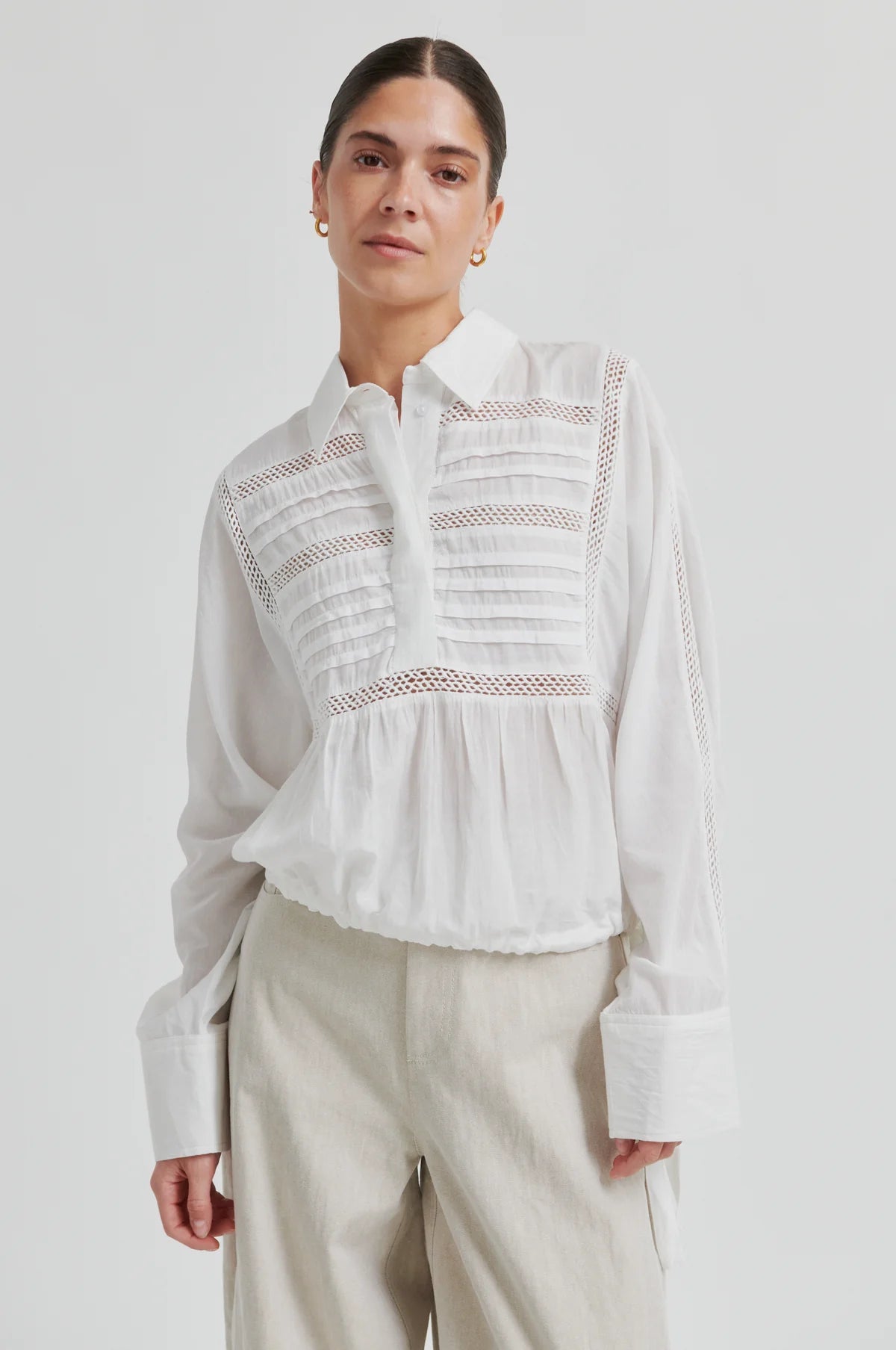 Martha Blouse in white
