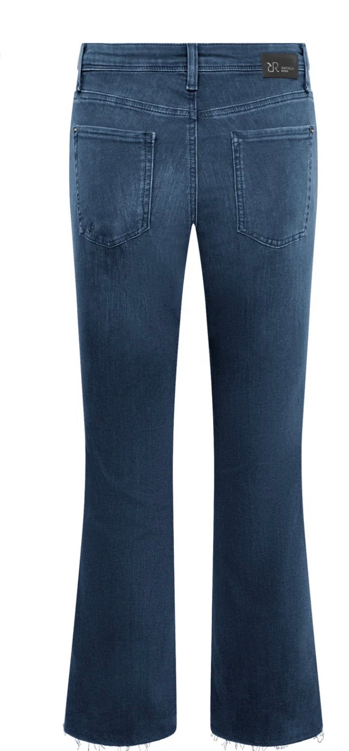 Raffaello Rossi Vic 6/8 Cropped Ring Stretch Jeans Dark Blue