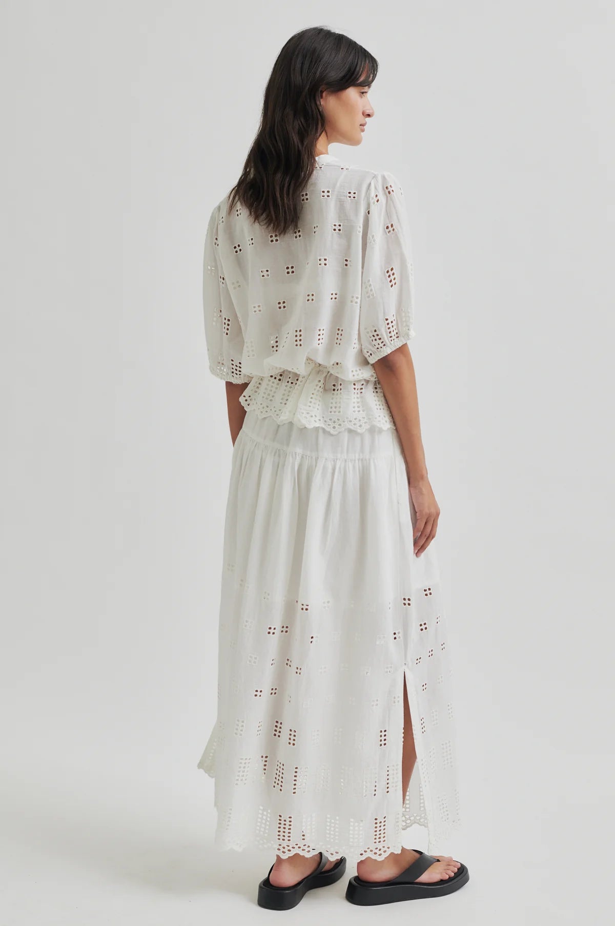 Elenore Shirt (White Alyssum)