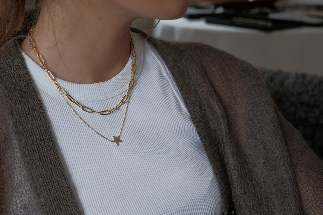 Gold Star Necklace