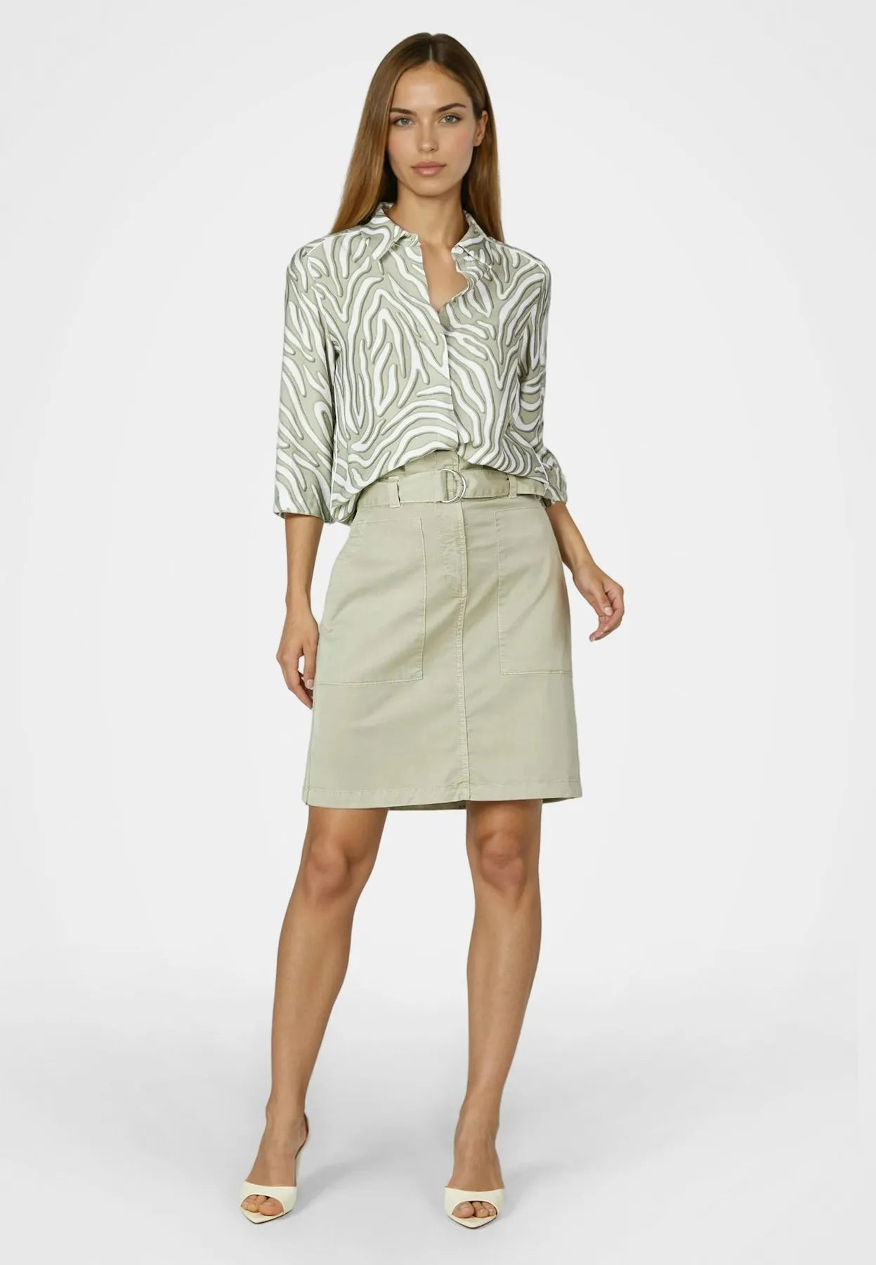 Marc Aurel print blouse