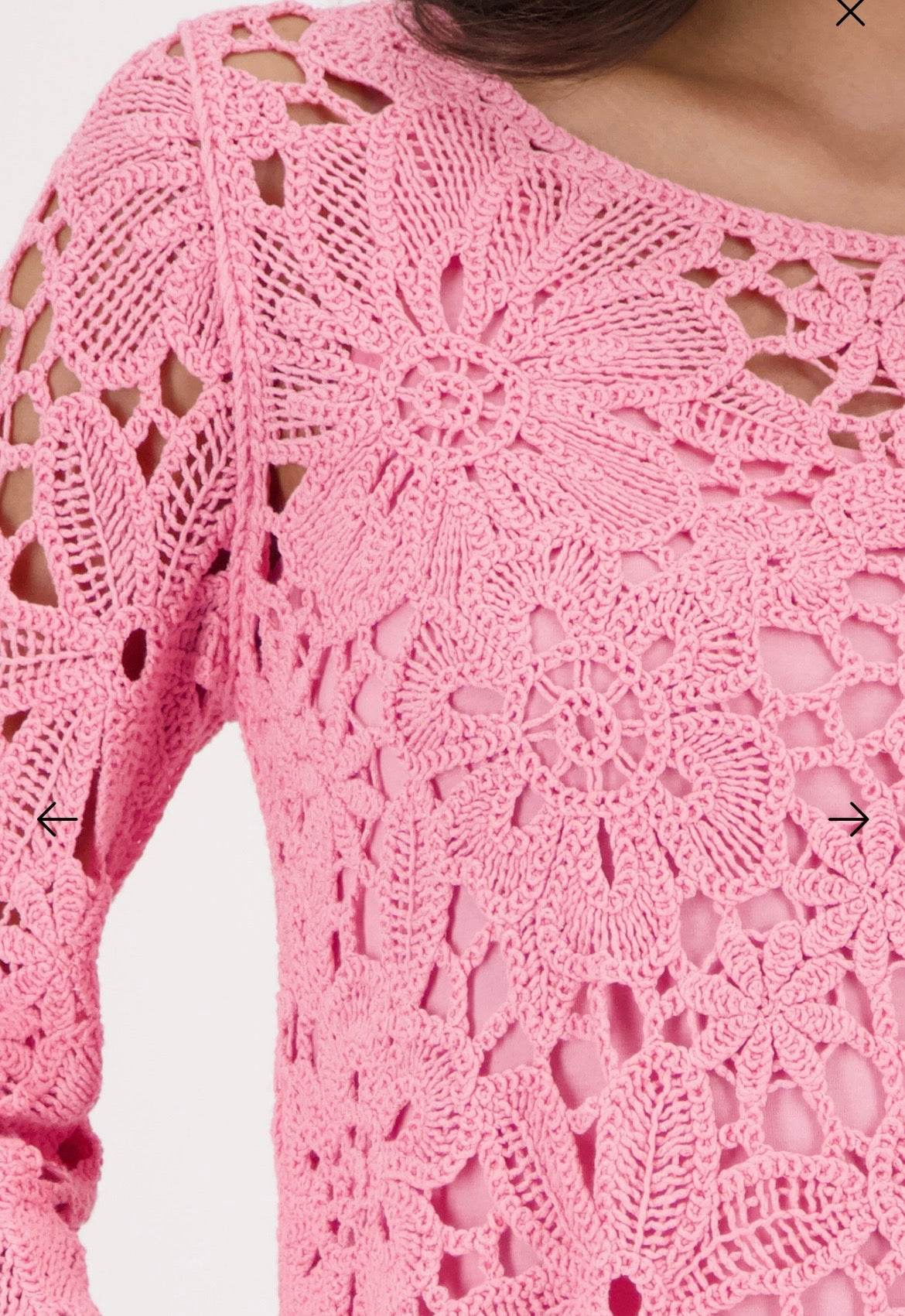 NEWJUMPER WITH CORNELLY CROCHET PATTERN
COLOR: Spring flower