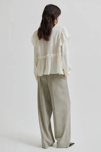 Terra Frill Blouse in Tofu
