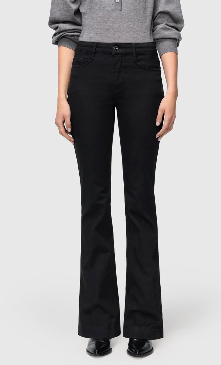 Flared Fit Boot Cut Black