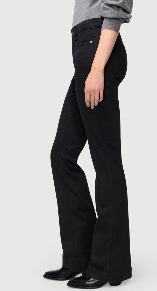 Flared Fit Boot Cut Black