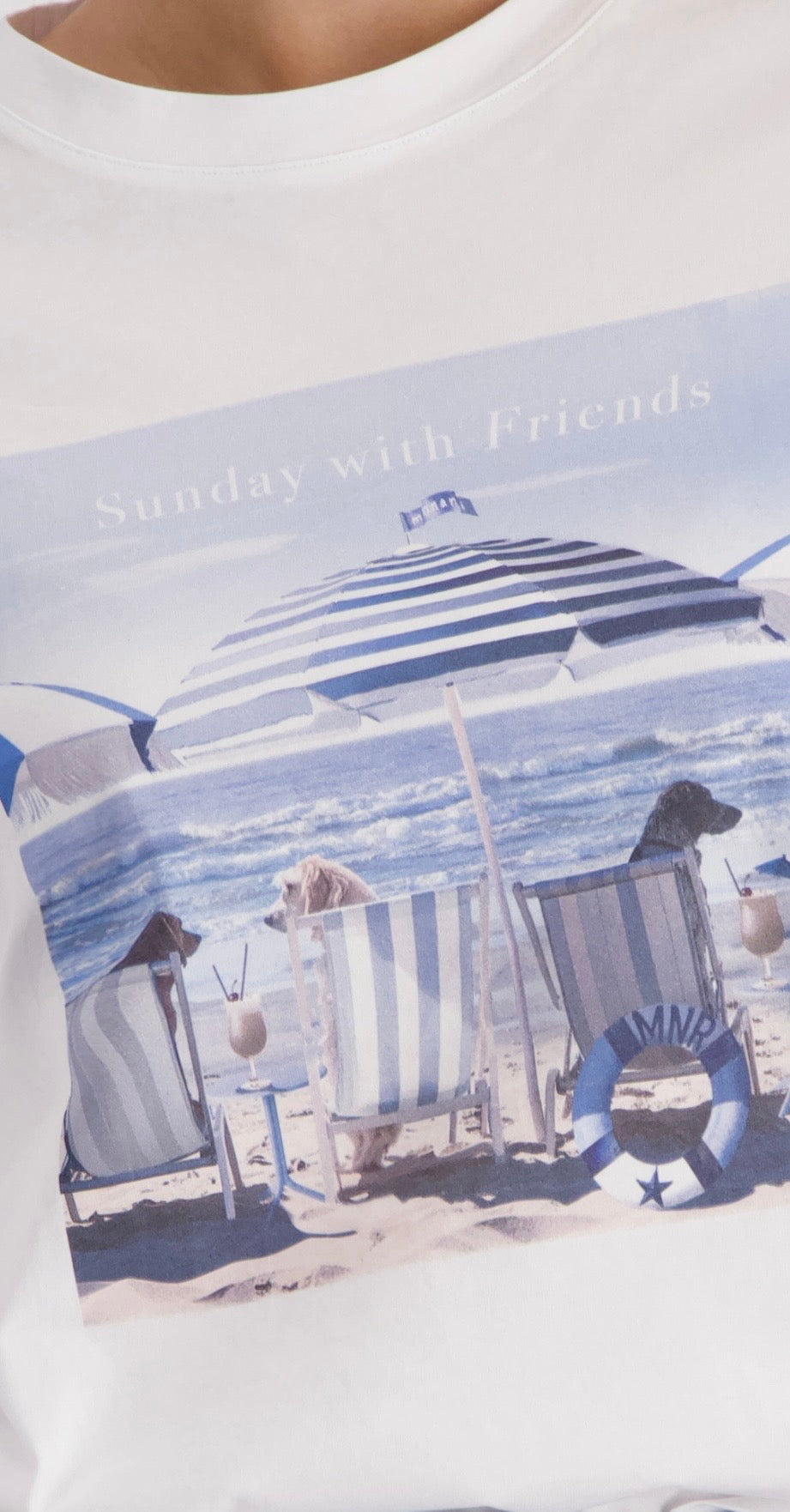 T-SHIRT WITH LETTERING
COLOR: Cream