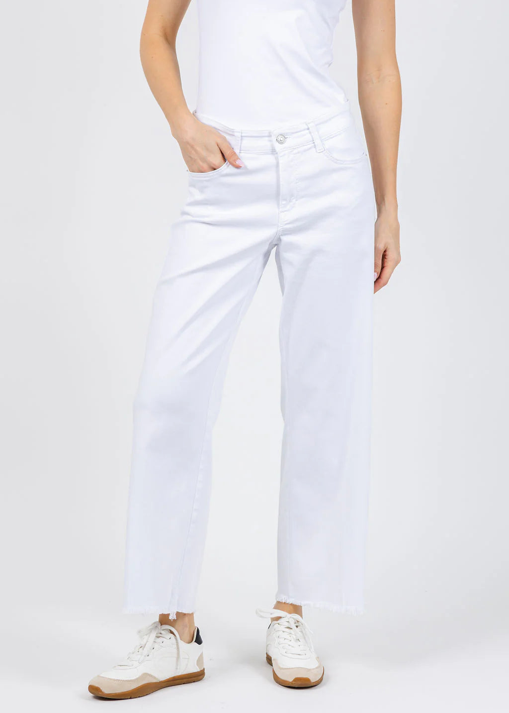 MAC
Dream Wide Crop Wonder Jeans - White