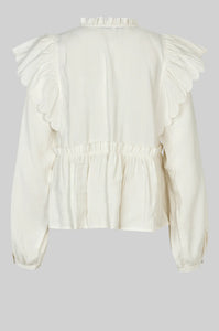 Terra Frill Blouse in Tofu