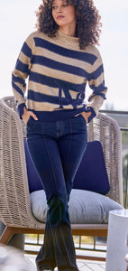 STRIPED JUMPER
COLOR: Night sky ringel