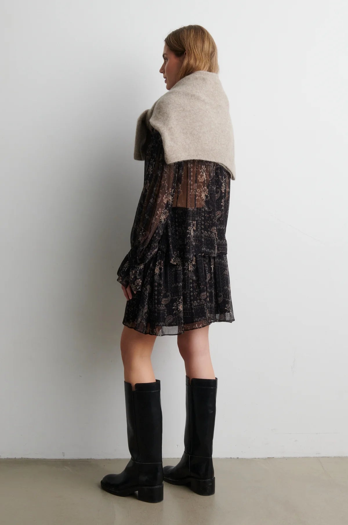 Paislia Frill Blouse