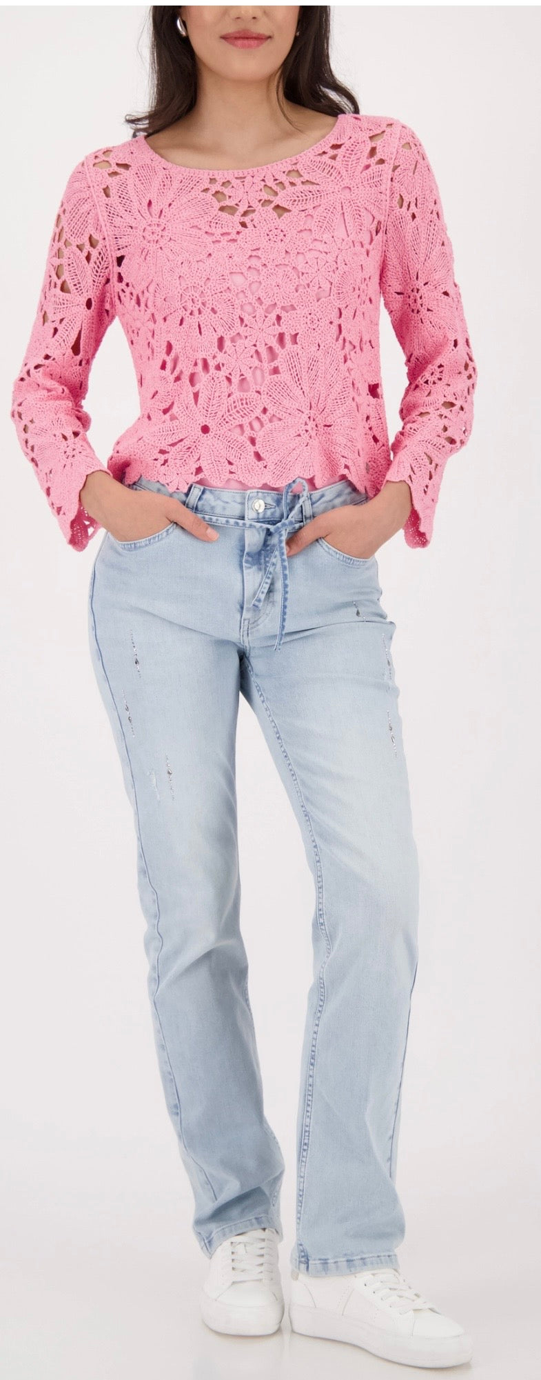 NEWJUMPER WITH CORNELLY CROCHET PATTERN
COLOR: Spring flower