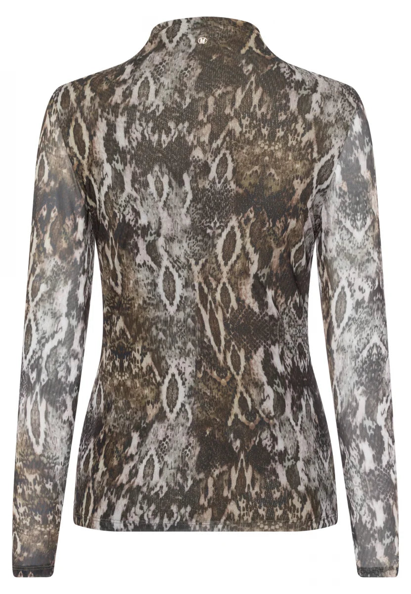 Snake print top