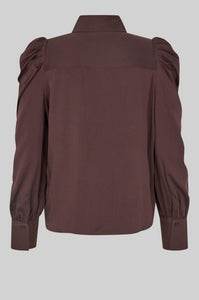 Samanta Shirt in choclate plum