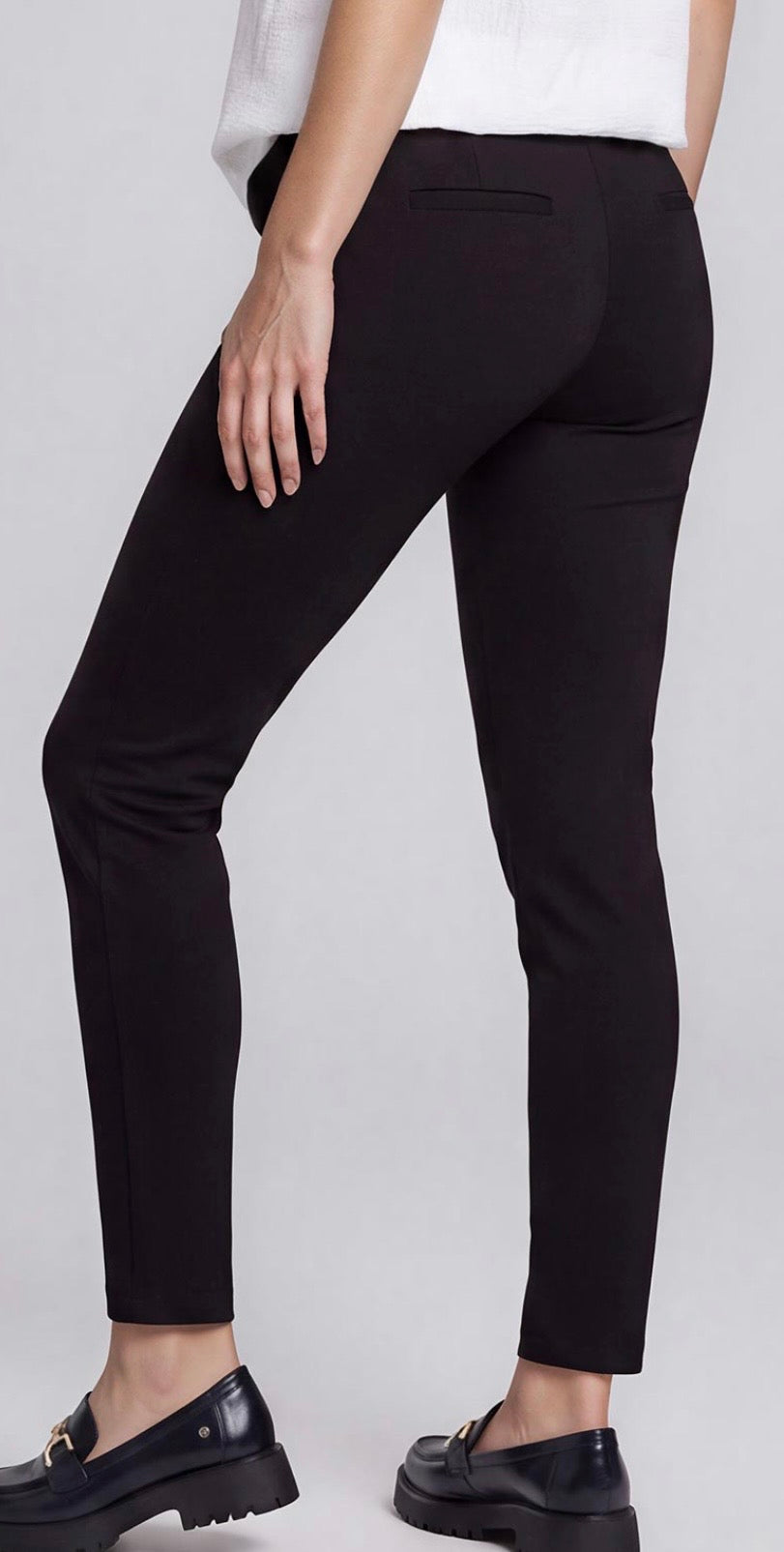 Rabe Slim Leg Zip Pocket Trousers, Navy