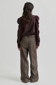 Samanta Shirt in choclate plum