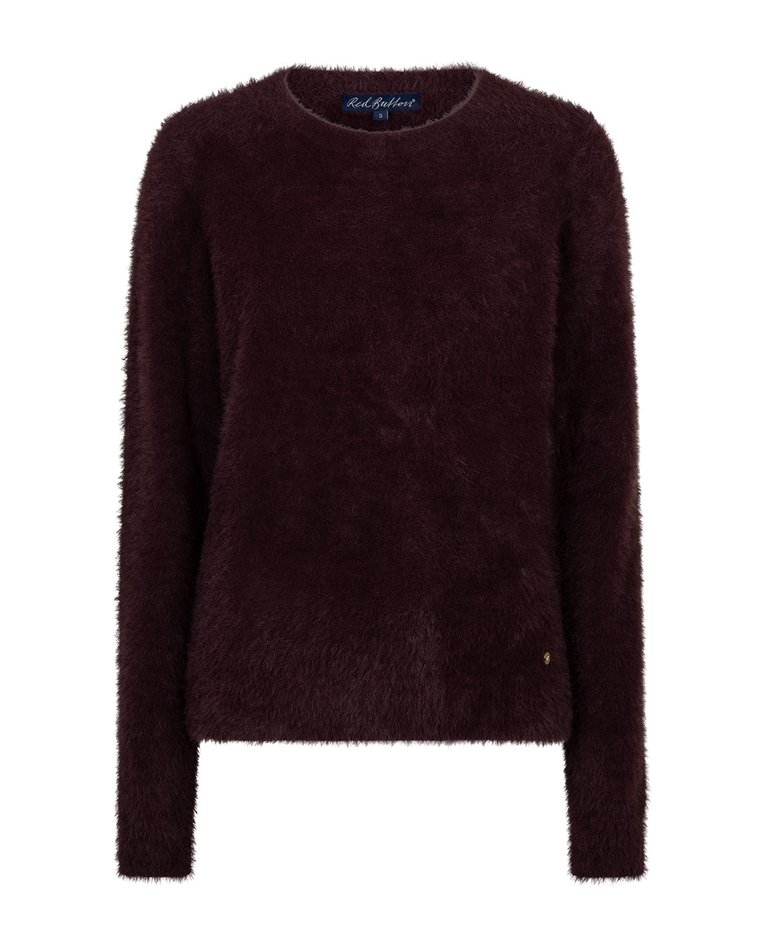 Sweet fuzzy burgundy