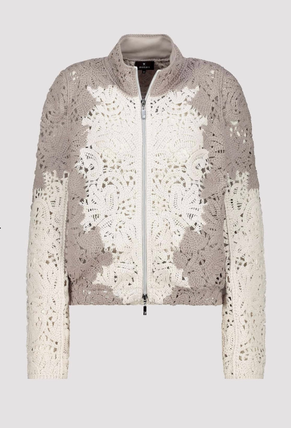 CARDIGAN WITH CORNELLY PATTERN
COLOR:Greige