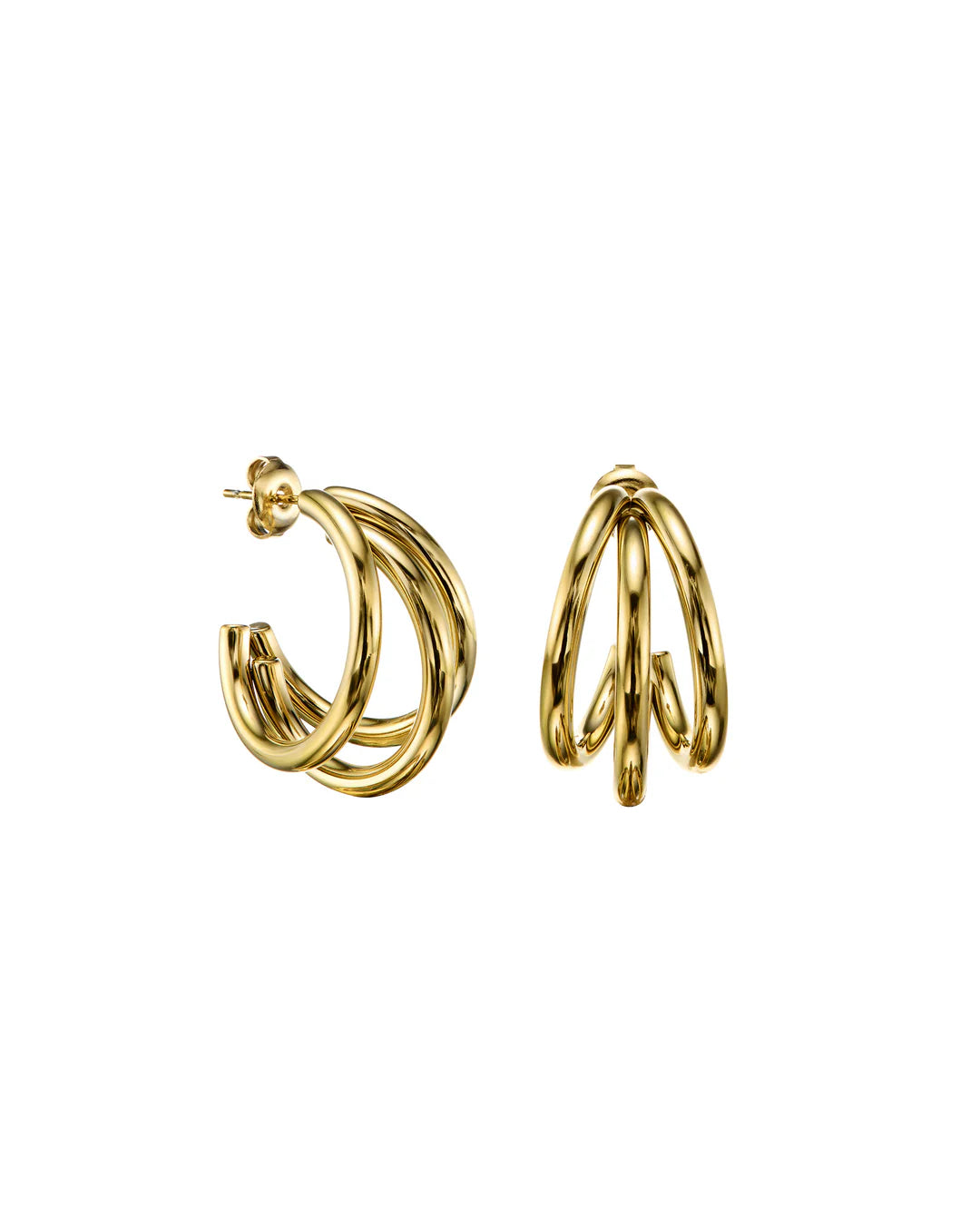 Gold Nara Hoop Earrings
