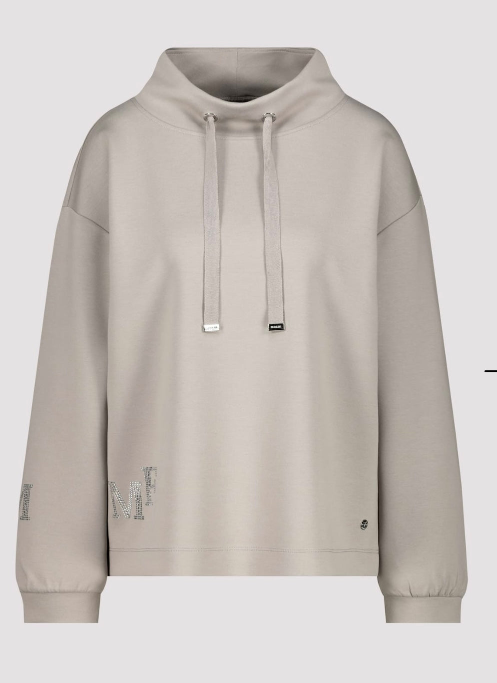 SWEATSHIRT WITH JEWELLERY DETAIL
COLOR:Greige