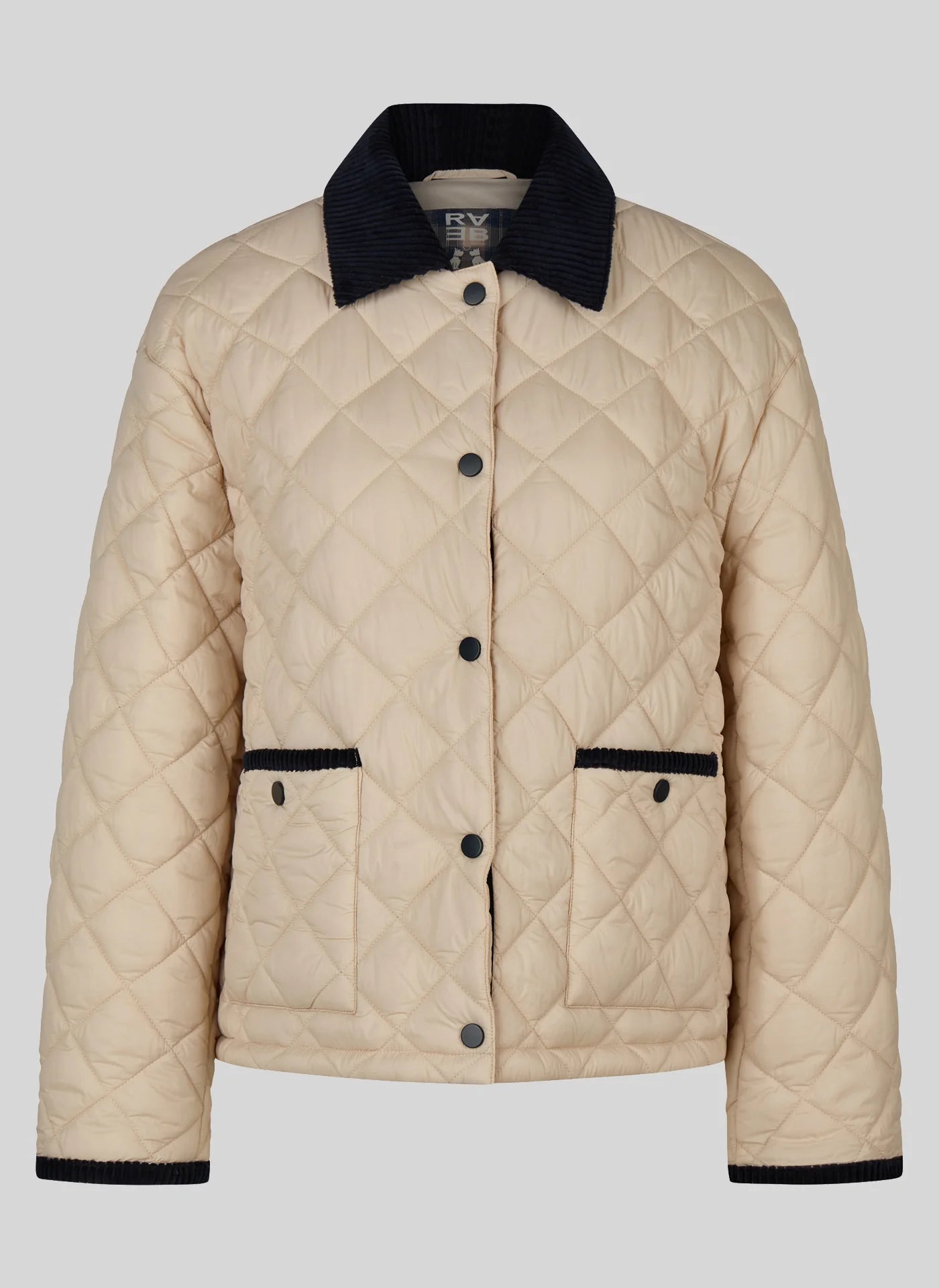 QUILTED JACKET - BISCUIT