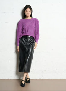 Suncoo
Gilet col V en laine mélangée - Purple – POLLEN