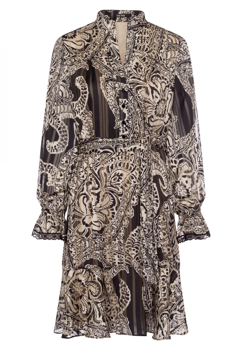 Blow-Up Paisley Print Dress