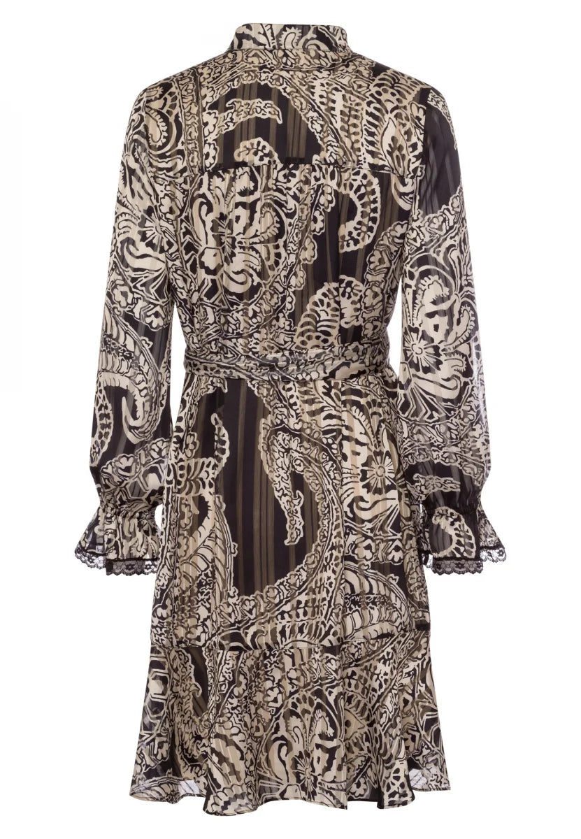 Blow-Up Paisley Print Dress
