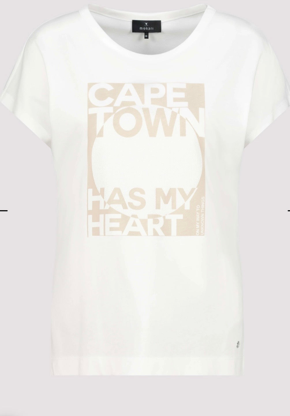 NEW T-SHIRT WITH LETTERING IN OFF WHITE