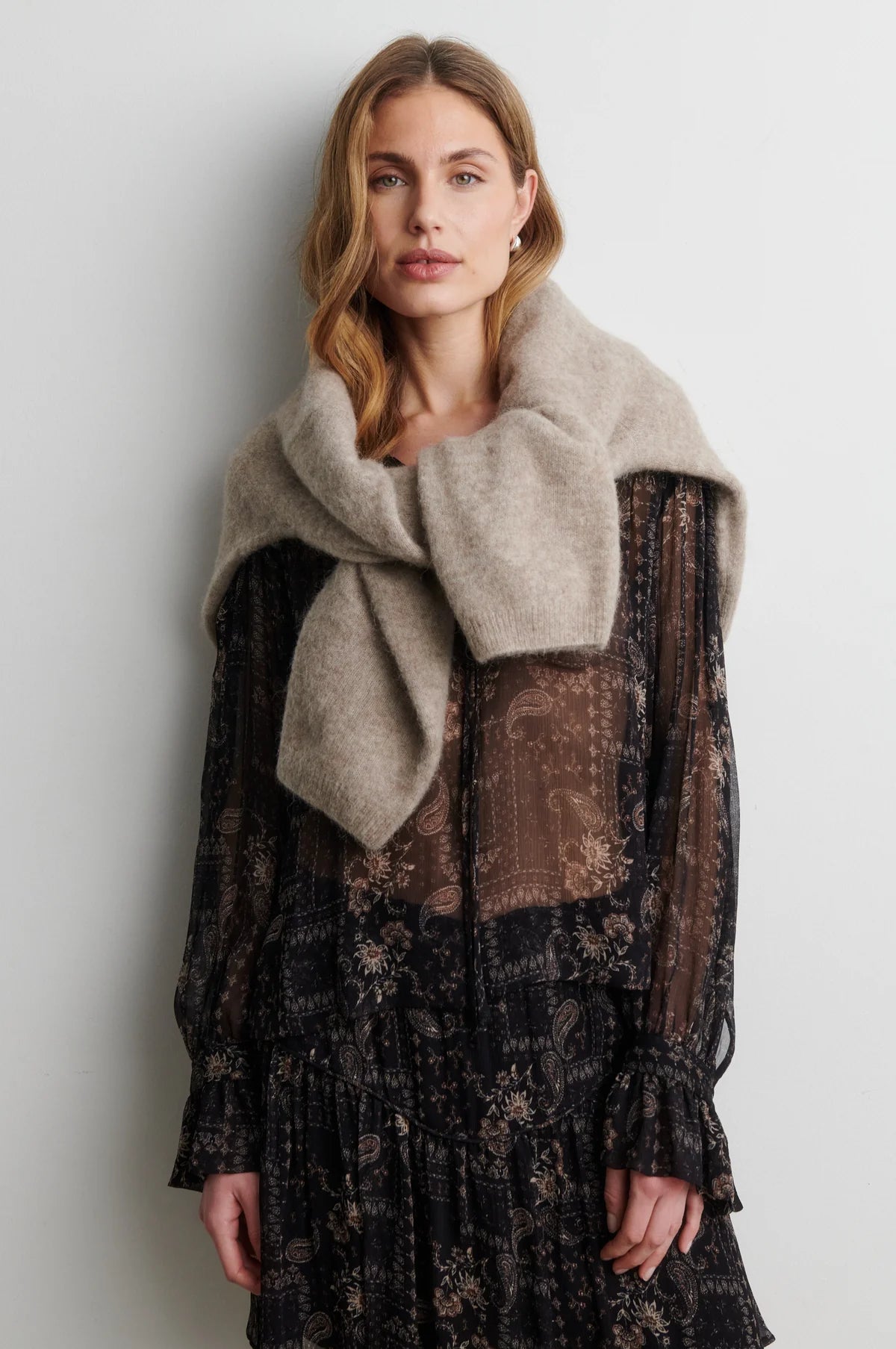 Paislia Frill Blouse