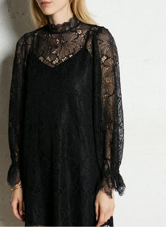 Eco-friendly
New
Suncoo
Lace dress - Black – CARA