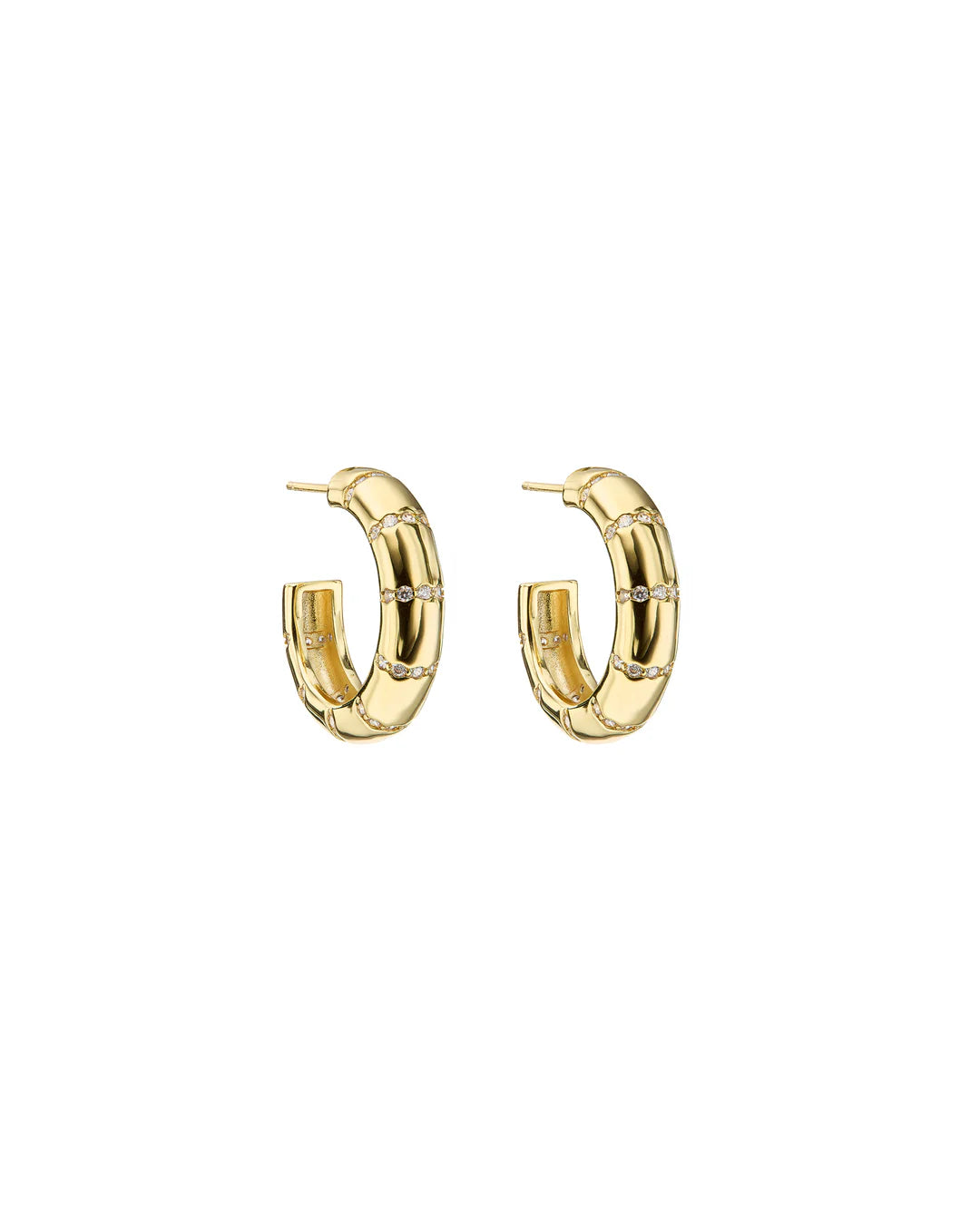 Gold Noor Hoops
