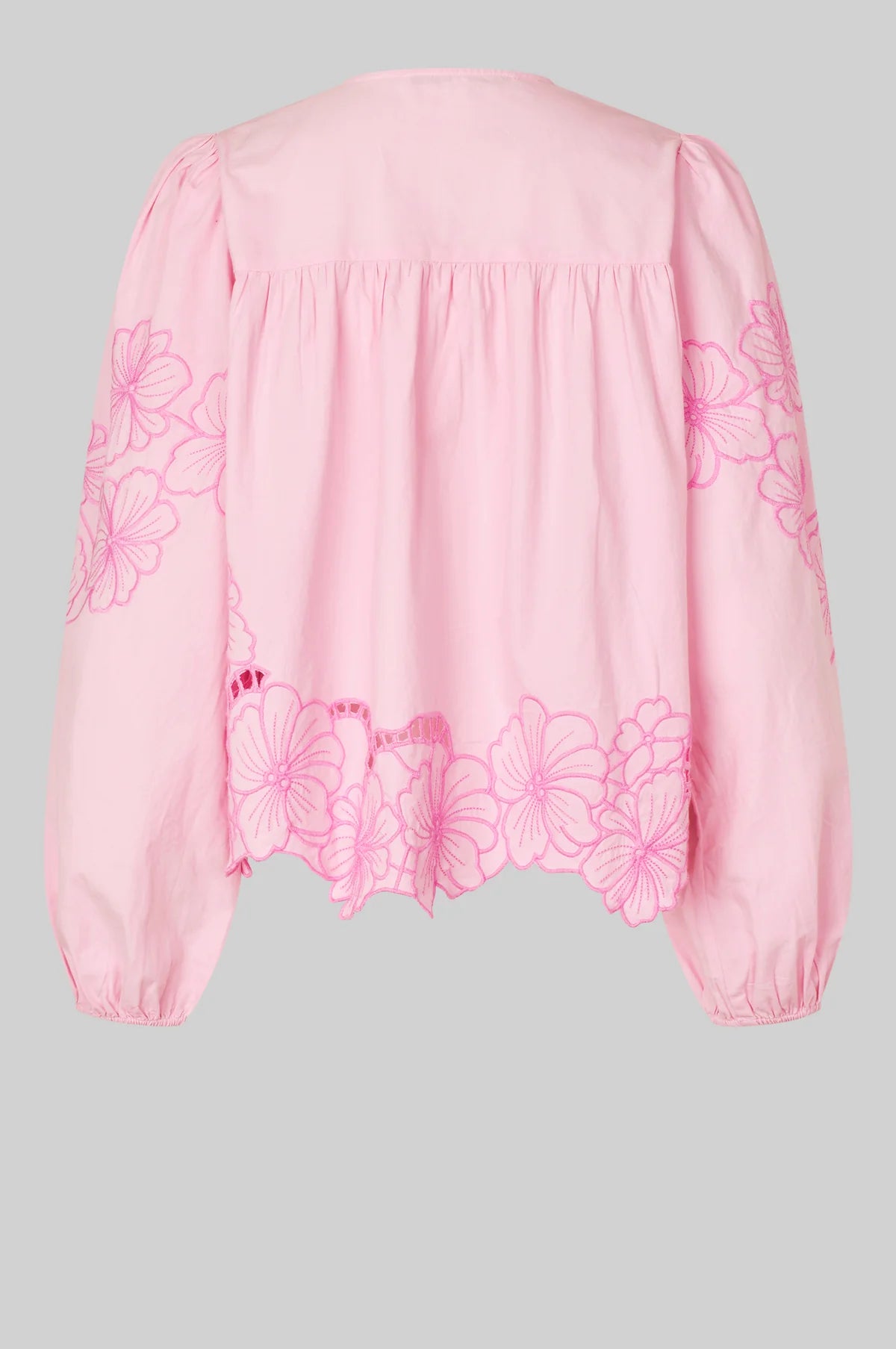 Elinor Blouse in lilac chiffon