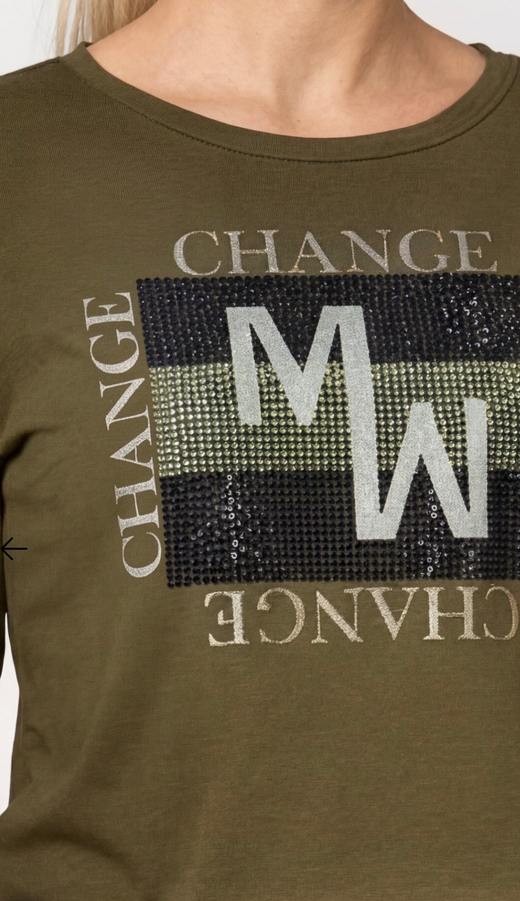 NEWLONG-SLEEVE SHIRT WITH DECORATIVE DETAILS
COLOR:Olive