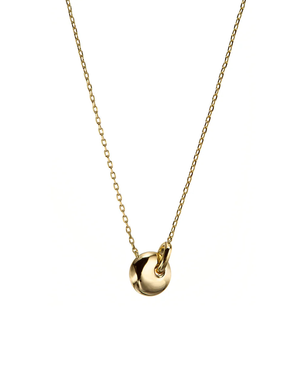 Gold Donut Necklace