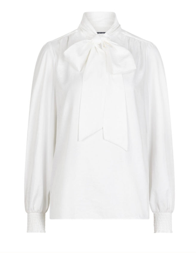 Red Button Estelle bow sparkle on Offwhite