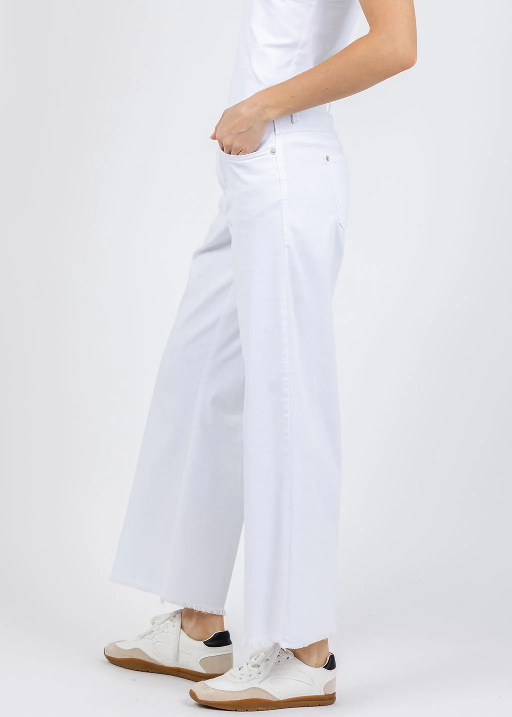 MAC
Dream Wide Crop Wonder Jeans - White