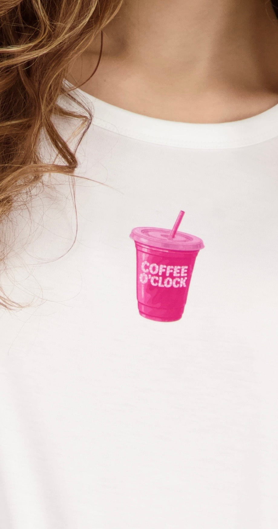 NEW T-SHIRT WITH COFFEE PRINT
COLOR: Off-white