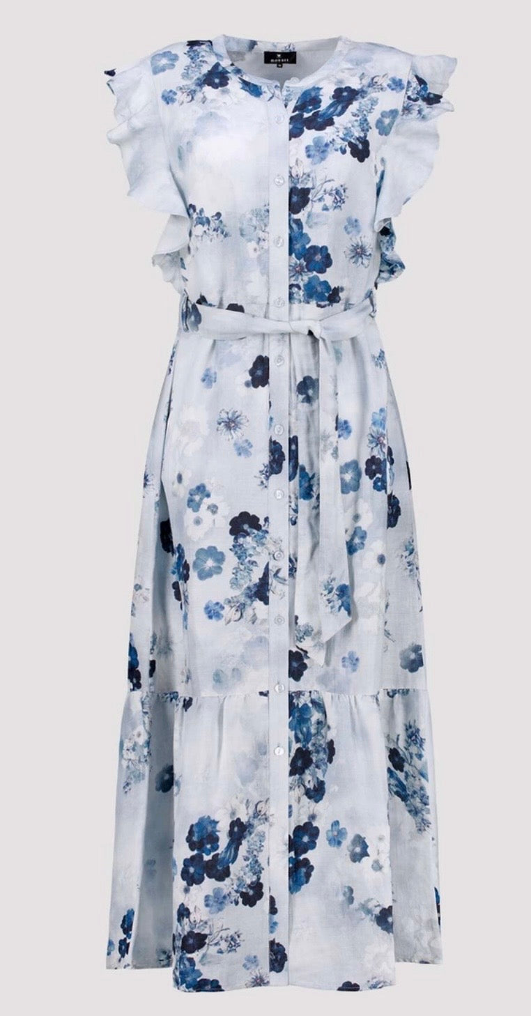 DRESS WITH FLORAL PATTERN
COLOR: Sea side pattern