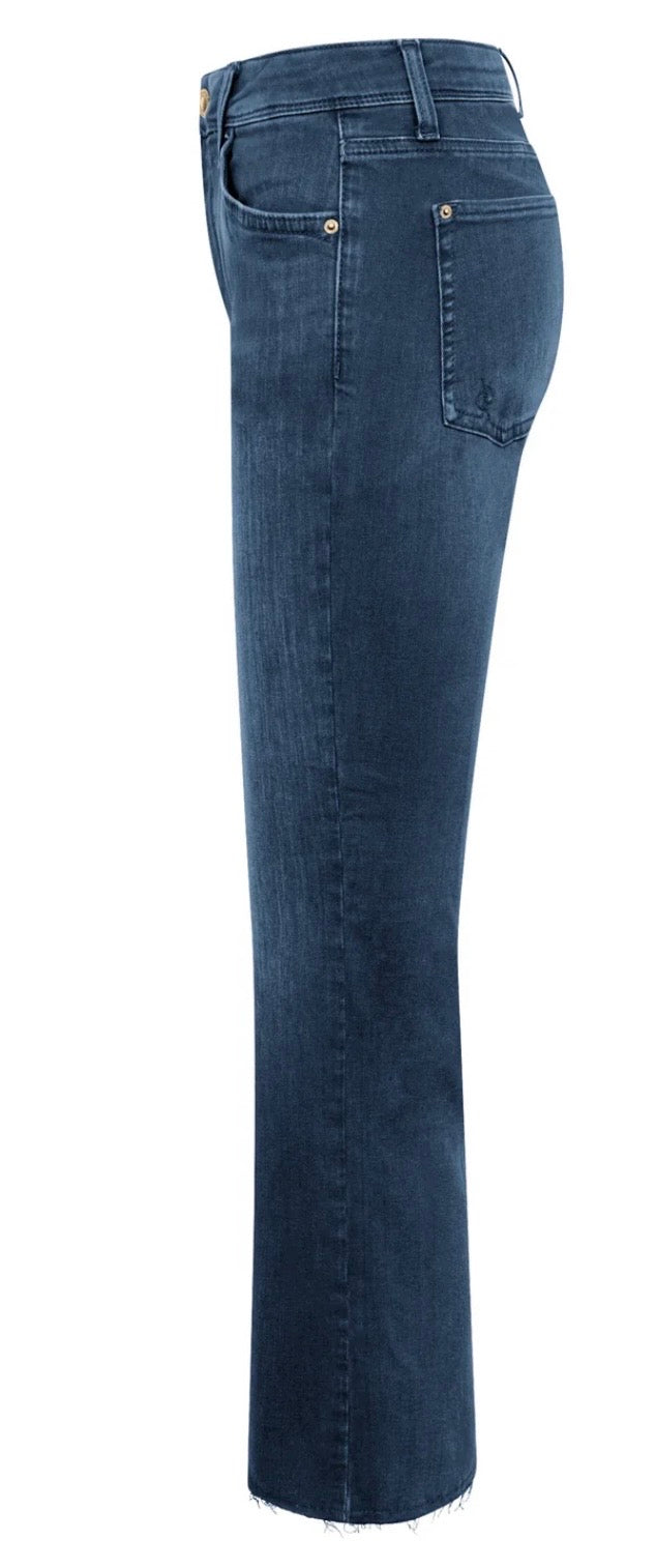 Raffaello Rossi Vic 6/8 Cropped Ring Stretch Jeans Dark Blue