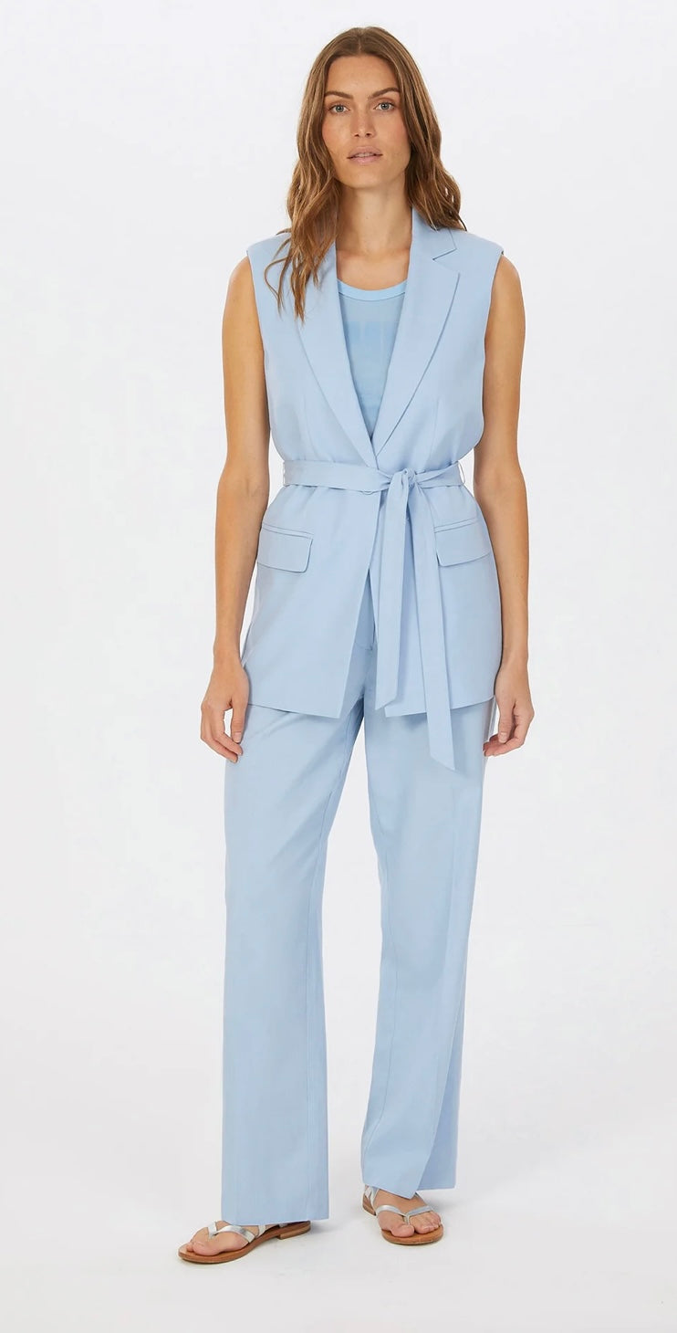 Blazer in tencel twill in sky