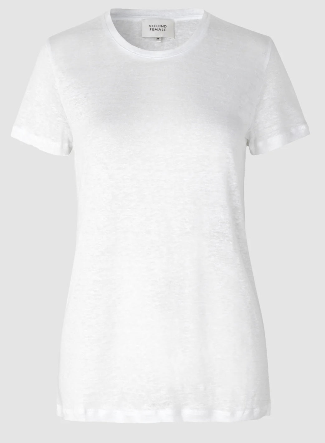 Peony O-Neck Tee white