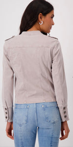 JACKET WITH CHEST POCKETS
COLOR: "Dark linen"