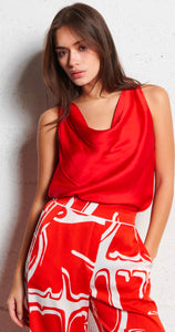 LAVI - Red Satin top