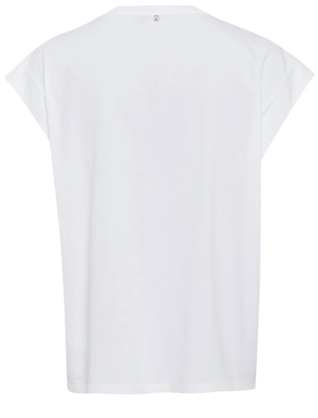 T-shirt with pearl embroidery