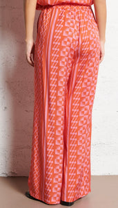 Suncoo
Printed wide trousers - Red – JAIRO