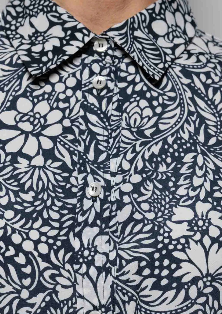 EMME LIMONE DRESS IN MIDNIGHT BLUE