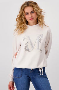 Monari Sweatshirt With Script
Beige